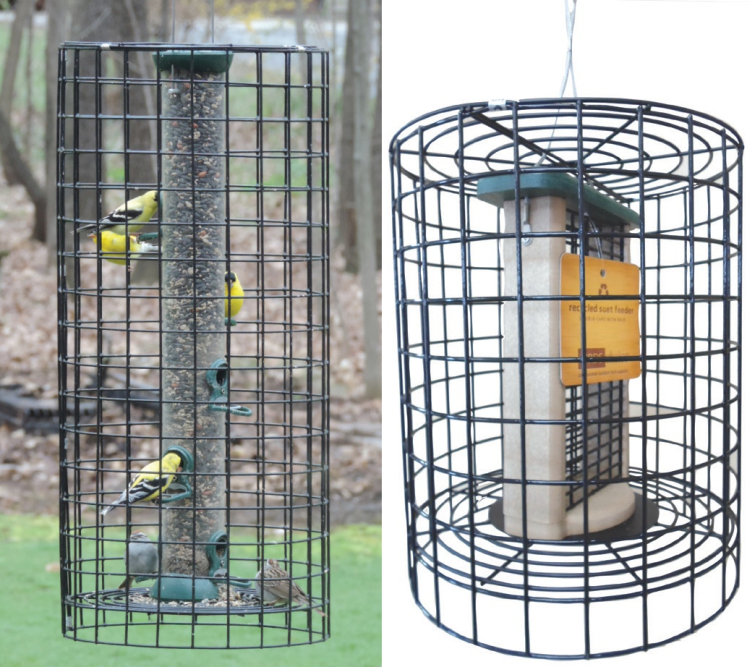 Retrofit Wire Cages For Bird Feeders