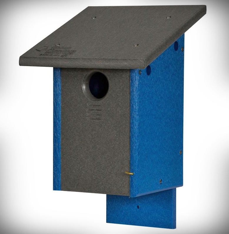 Amish Recycled Poly Classic Bluebird House