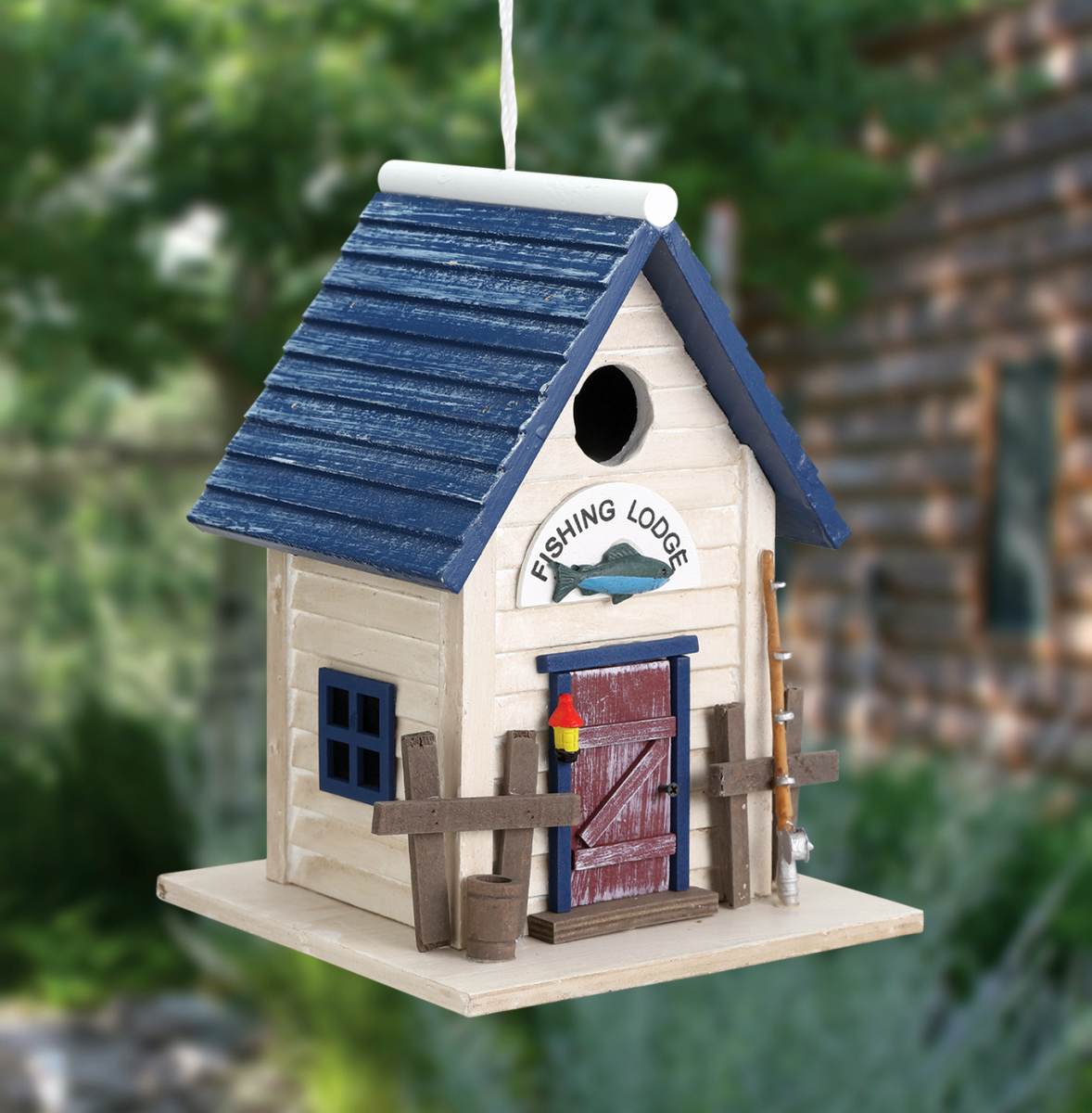 Fishing Lodge Bird House