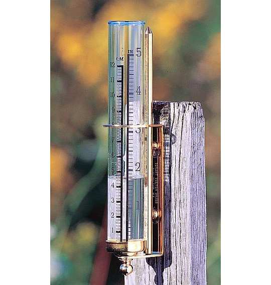 Vermont Outdoor Thermometer & Rain Gauge Combo, Solid Brass Outdoor Weather  Instruments at Fiddle Creek Farms