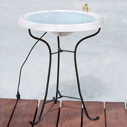 Select Heated Pedestal Birdbath