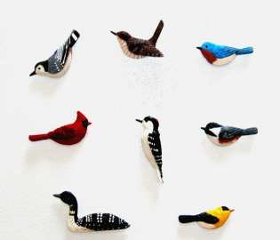 Fisher Wildlife Bird Magnets
