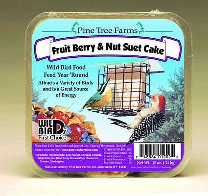 Fruit Berry & Nut Suet Cake 6 Pack