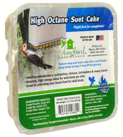 Songbird High Octane Suet Cake 6-Pack